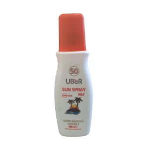 Uber Güneş Sütü Sprey SPF50+ 200 Ml.